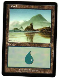 Magic_the_gathering Odyssey Island (338) #338 2001,MTG,LP Land - Image 1