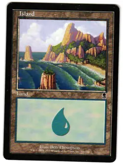 Magic_the_gathering Odyssey Island (336) #336 2001,MTG,LP Land - Image 1