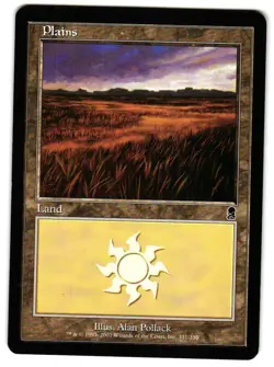 Magic_the_gathering Odyssey Plains (331) #331 2001,MTG,LP Land - Image 1