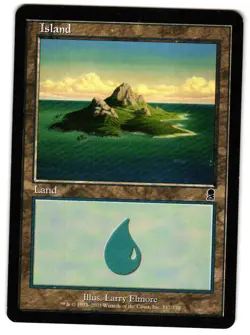 Magic_the_gathering Odyssey Island (337) #337 2001,MTG,LP Land - Image 1