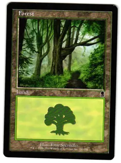 Magic_the_gathering Odyssey Forest (350) #350 2001,MTG,LP Land - Image 1