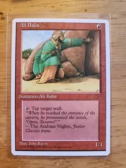 Ali Baba - Fourth Edition 4th - MTG Magic - Uncommon - Red Creature - Image 1