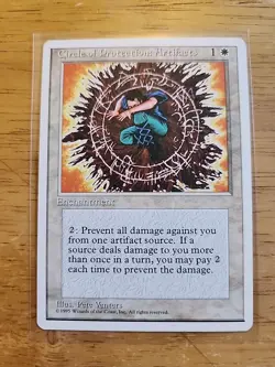 Circle of Protection: Artifacts - Fourth Edition 4th - MTG Magic - Uncommon - Image 1