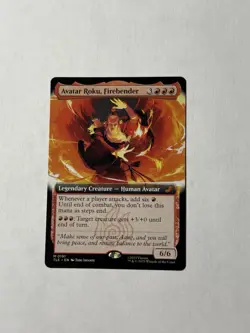 Avatar Roku, Firebender Extended Art (TLE 0191) MTG Avatar 2025 - Image 1