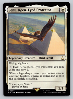 Senu, Keen-Eyed Protector- MTG - Assassin's Creed Universes Beyond - Image 1