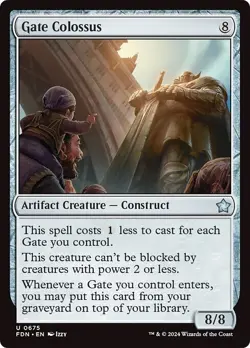 GATE COLOSSUS x4 mtg NM-M Foundations 4 Unc - Image 1