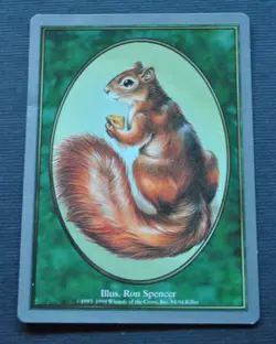 Squirrel Token - Unglued - Magic the Gathering MTG Vintage - LP - Image 1