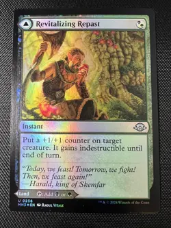 MTG Revitalizing Repast U 0256 Foil Uncommon Modern Horizons 3 MH3 NM - Image 1