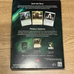 Magic: the Gathering Commander 2019 Primal Genesis Preconstructed Theme Deck 630509892495 - Image 2