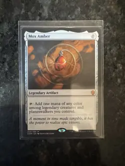 Mox Amber Mtg Dominaria 1x Mint Magic The Gathering DOM - Image 1