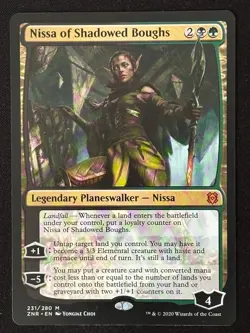 1x MTG Nissa of Shadowed Boughs - Zendikar Rising (ZNR) #231 - Magic - Image 1