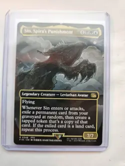 Sin, Spira's Punishment (Borderless) - 0348 - Final Fantasy - MTG NM/M FFX FF10 - Image 1