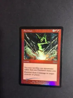 Fireblast, Foil, Mtg, Magic The Gathering - Image 1