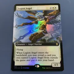 Legion Angel (Extended Art) [Zendikar Rising] Foil Near Mint MTG - Image 2