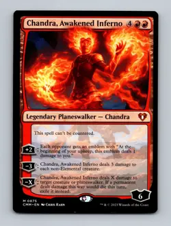 Chandra, Awakened Inferno Commander Masters Non-Foil MTG NM - Image 1