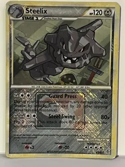 Steelix 24/95 Reverse Holo League Promo HP Pokemon Fast Ship - Image 1