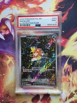 Pokemon Magikarp 203/193 Paldea Evolved Illustration Rare PSA 9 - Image 1