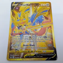 Pokemon TCG 2020 Sword & Shield Base Zacian V 211/202 - Image 1