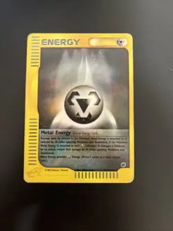 Metal Energy - 159/165 - Rare Reverse Holo HP/DMG English Pokemon Expedition - Image 2