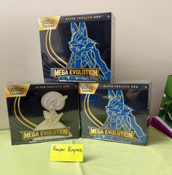 Pokemon TCG Mega Evolution Pokemon Elite Trainer Box ETB-[ LOT OF 3 ] - Image 1