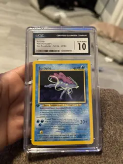 Pokemon 2001 Neo Revelation 1st Edition Suicune GEM Mint 10 #27/64 - Image 1