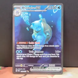 Blastoise ex 200/165 SIR Scarlet & Violet 151 English Pokemon TCG - Image 1