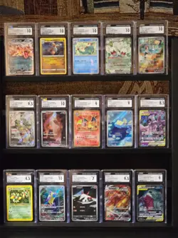 Pokemon CGC Graded Mixed Lot of 15 Slabs - Includes Charizard, Mew and Mewtwo - Image 1