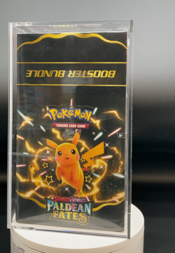 Pokemon TCG Scarlet & Violet Paldean Fates Booster Bundle Display w/Acrylic Case - Image 2