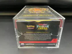 Pokemon TCG Scarlet & Violet Paldean Fates Booster Bundle Display w/Acrylic Case - Image 4
