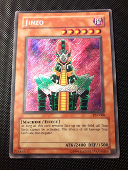 Yu-Gi-Oh! Jinzo, PSV-000, Secret Rare, 2. Edition, Englisch, Good - Image 1
