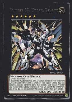 Yu-Gi-Oh! TCG | Number 39: Utopia Beyond | MAGO-EN057 | 1st Edition | LP - Image 1