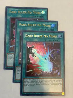 YUGIOH-3x- Dark Ruler No More - MP22-EN262 - Ultra Rare - (PLAYSET) - Image 1