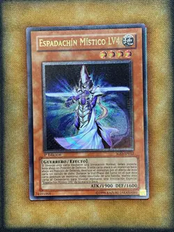 Yugioh Mystic Swordsman LV4 SOD-EN012 SOD-SP012 Ultimate 1st Ed NM SPANISH - Image 1