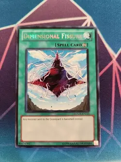 Dimensional Fissure LCGX-EN215 Secret Rare Unlimited Edition Near Mint - Image 1