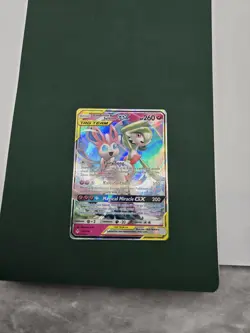 Pokemon TCG - Gardevoir & Sylveon GX Holo Card 130/214 Tag Team Unbroken Bonds - Image 1