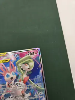 Pokemon TCG - Gardevoir & Sylveon GX Holo Card 130/214 Tag Team Unbroken Bonds - Image 3