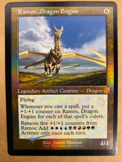 MTG 1x FOIL RETRO Ramos, Dragon Engine # 47 The Brothers' War Magic Card x1 NM - Image 1