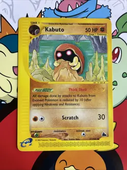 Pokemon TCG English Card eReader Skyridge Kabuto 37/144 UnCommon NM - Image 1