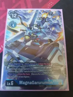 MagnaGarurumon BT7-029 ALT ART - Digimon Card Game BT07 Next Adventure TCG - Image 1