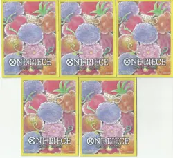 Devil Fruits ONE PIECE Card Game Oﬃcial Card Sleeves 4 New Sealed Authentic - Image 3