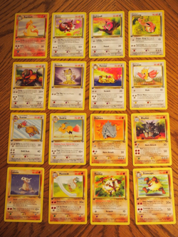 Pokemon 1999 1st edition Jungle Uncommon and Common card set, nm-mint condition - Image 1