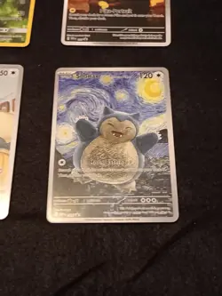 4 Starry Night Pokemon x Van Gogh Promo Card - NM - Image 4