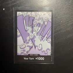 One Piece TS-01 LuffyGear Don card foil YOUR Turn +1000 Pack Fresh - Image 1