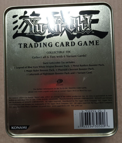 Yu-Gi-Oh Collectors Tin - 2003 XYZ DRAGON (Empty - No Cards) - Image 2