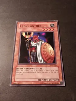 Yu-Gi-Oh! Lady Panther Common Card LON-030 LP - Image 1