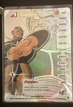 Dragon Ball Z Foil Art Card Number 185 - Image 2