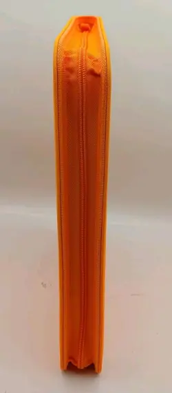 Vault X Neon Orange Exo Tec Zip Binder 9 Pocket Side Loading Holds 360 Cards - Image 5