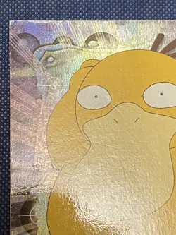 Psyduck #54 - Topps Pokemon 1999 TV HOLO Foil Black Label Card - Image 2