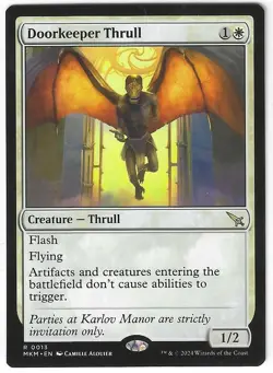 Magic the Gathering - Murders at Karlov Manor: Doorkeeper Thrull Rare Card #13 - Image 1