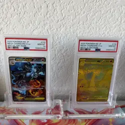 PSA 10 Pokemon Card Mega Charizard Ex SAR #110 MUR #116 Sequential Japanese - Image 1